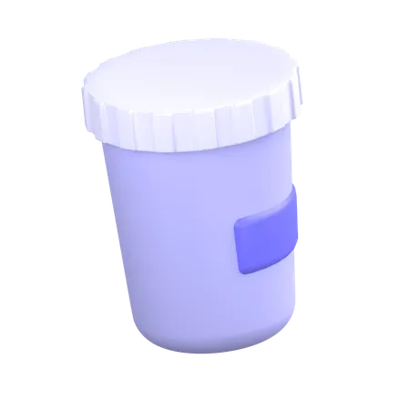 Frasco de medicina  3D Icon