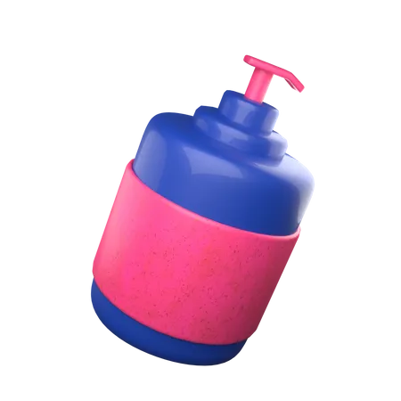 Frasco de xampu  3D Icon