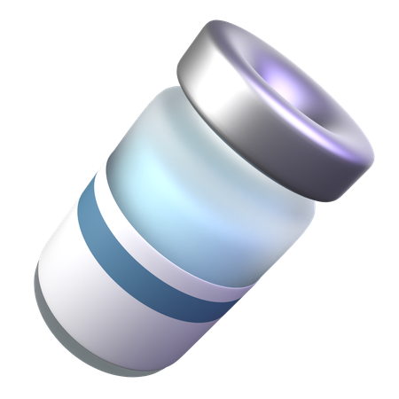 Frasco de vacina  3D Icon