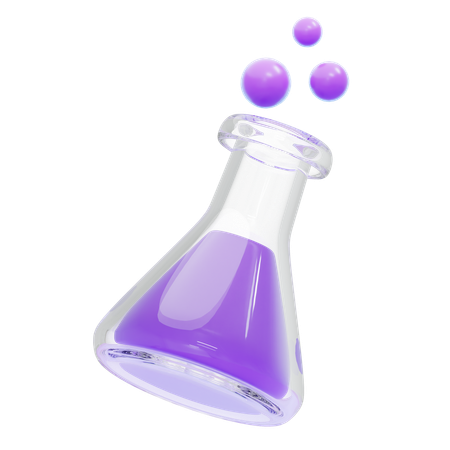 Frasco erlenmeyer  3D Icon