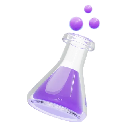 Frasco erlenmeyer  3D Icon