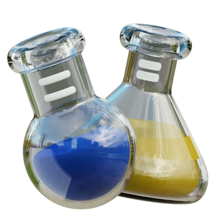 Frasco erlenmeyer  3D Icon
