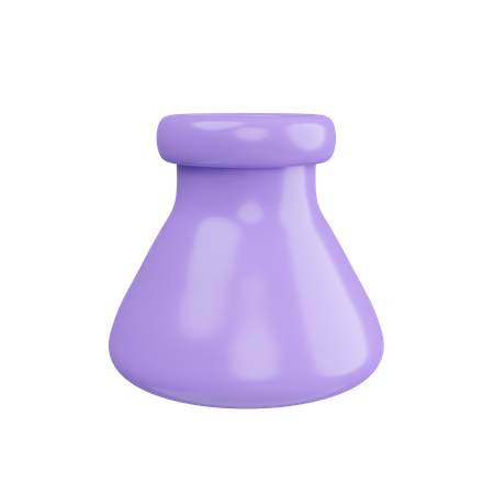 Frasco erlenmeyer  3D Icon