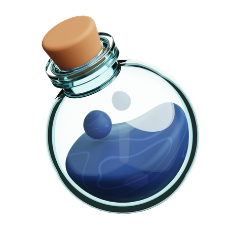 Frasco químico  3D Icon