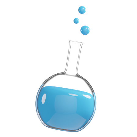 Frasco químico  3D Icon
