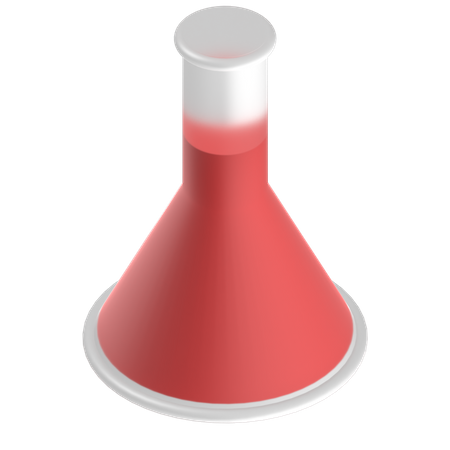 Frasco químico  3D Icon