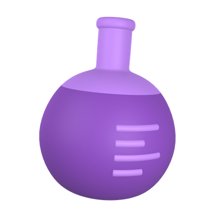 Frasco químico  3D Icon
