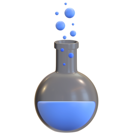 Frasco químico  3D Icon