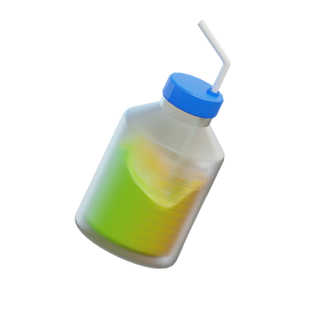 Frasco químico  3D Icon