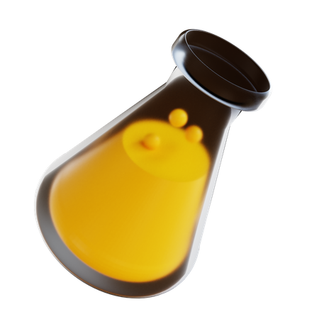Frasco químico  3D Icon