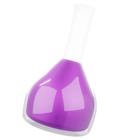 Frasco químico  3D Icon