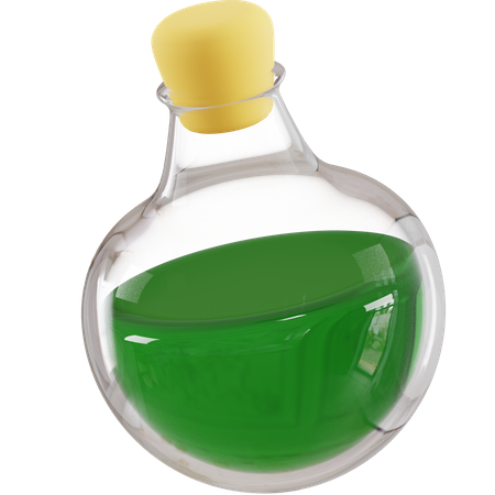 Frasco químico  3D Icon