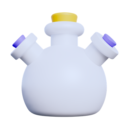 Frasco químico  3D Icon