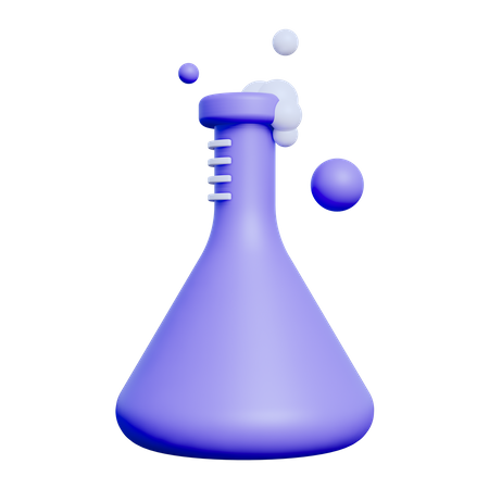 Frasco químico  3D Icon