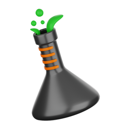 Frasco químico  3D Icon
