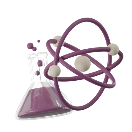 Frasco químico  3D Icon