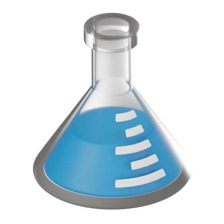 Frasco químico  3D Icon