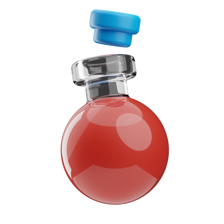 Frasco químico  3D Icon