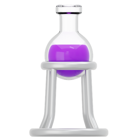 Frasco químico  3D Icon