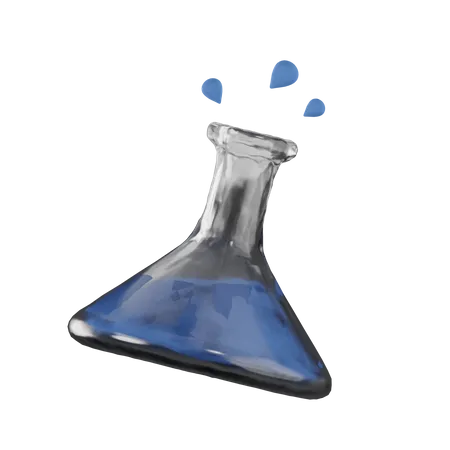 Frasco químico  3D Icon
