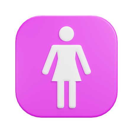 Frau  3D Icon