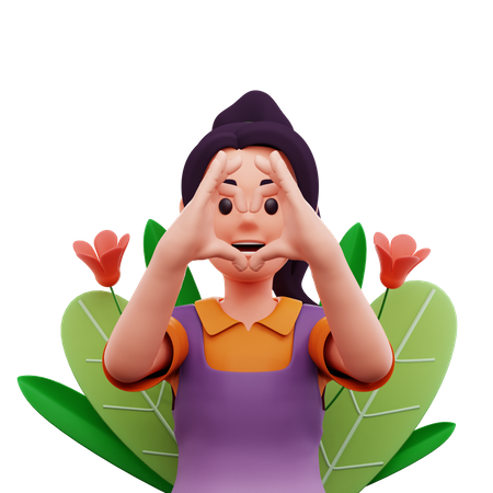 Frau Liebe 3D Icon