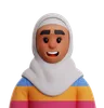 Frau mit Hijab