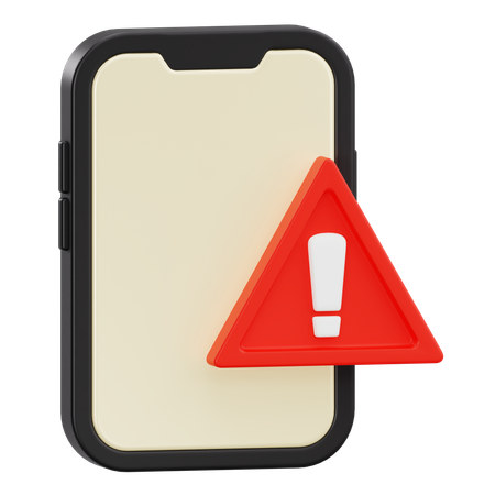 Fraud alert  3D Icon