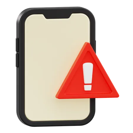 Fraud alert  3D Icon