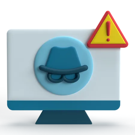 Fraud Alert  3D Icon