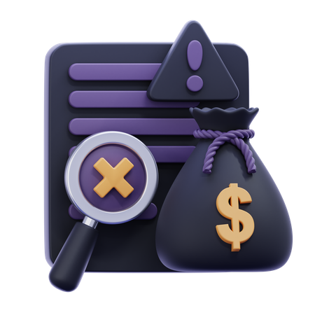 Fraud Detection  3D Icon