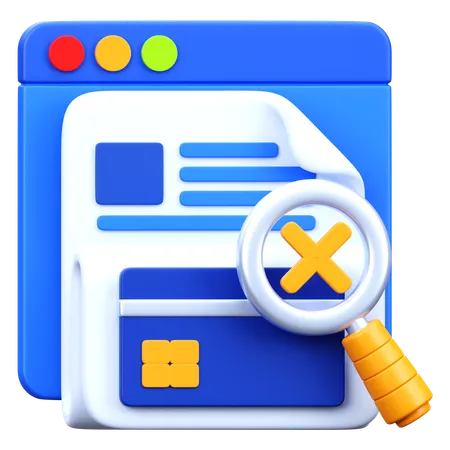 Fraud Detection  3D Icon