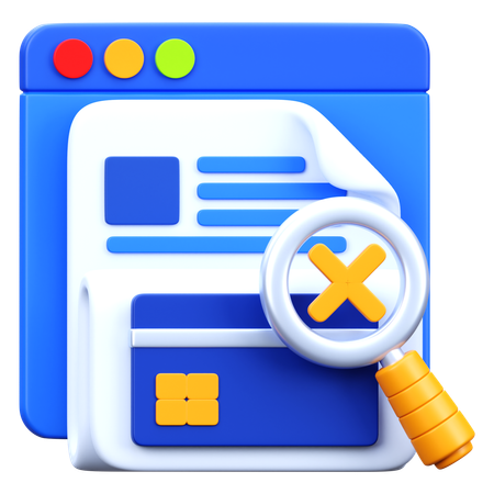 Fraud Detection  3D Icon