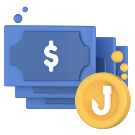 Fraud money  3D Icon