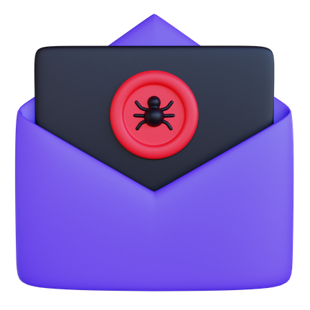 Fraud or Scam Email  3D Illustration