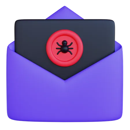 Fraud or Scam Email  3D Illustration