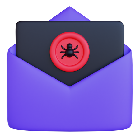 Fraud or Scam Email 3D Illustration