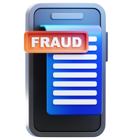 Fraud Report  3D Icon