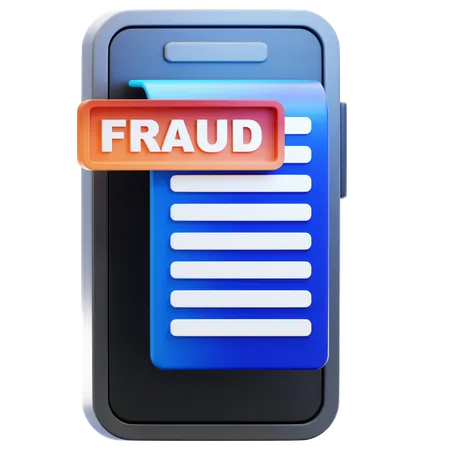 Fraud Report  3D Icon