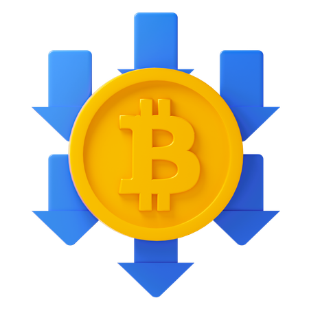 Fraude de bitcoins  3D Icon