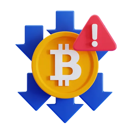 Fraude de bitcoins  3D Icon
