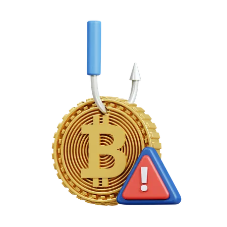 Fraude de bitcoin  3D Icon