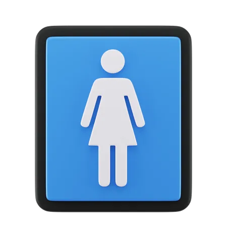 Frauen unterzeichnen  3D Icon