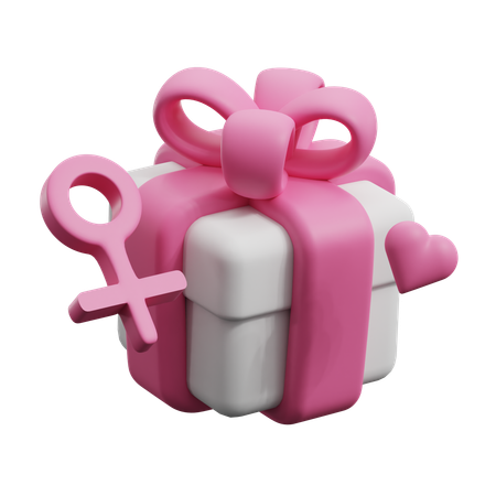 Geschenk zum Frauentag  3D Icon