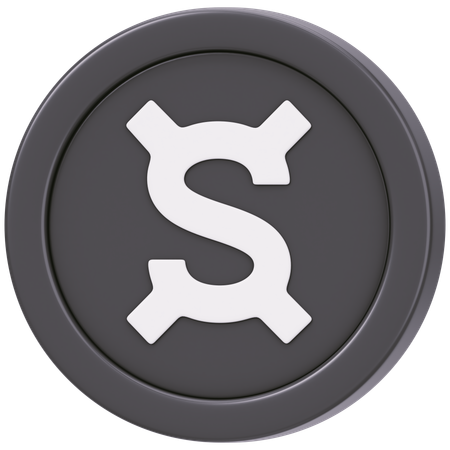 Frax 공유 FXS  3D Icon