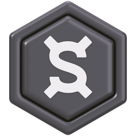 Frax 공유 FXS  3D Icon