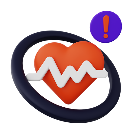 Ritmo cardiaco  3D Icon