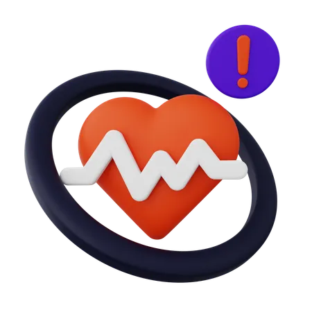 Ritmo cardiaco  3D Icon