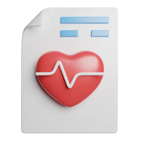 Ritmo cardiaco  3D Icon