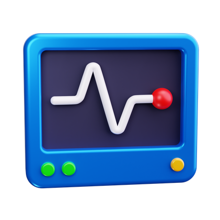 Ritmo cardiaco  3D Icon